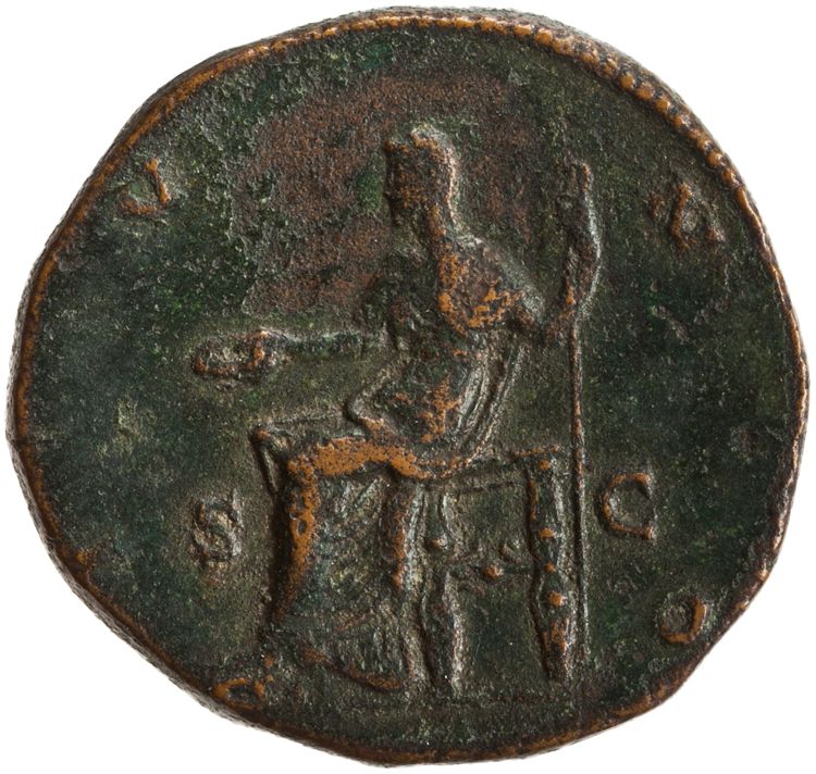 RIC III Marcus Aurelius 1746, reverse, American Numismatic Society (ans)