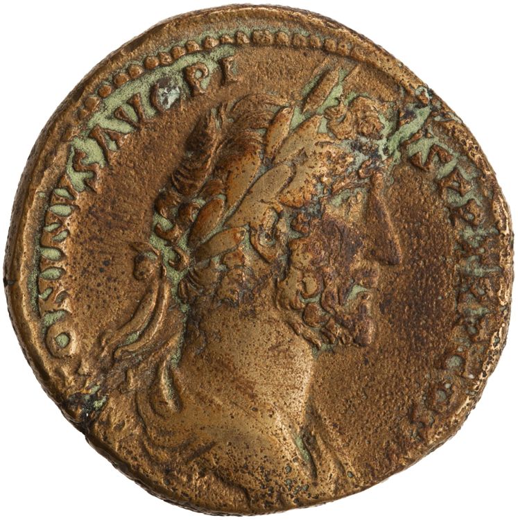 RIC III Antoninus Pius 717B, аверс, American Numismatic Society (ans)