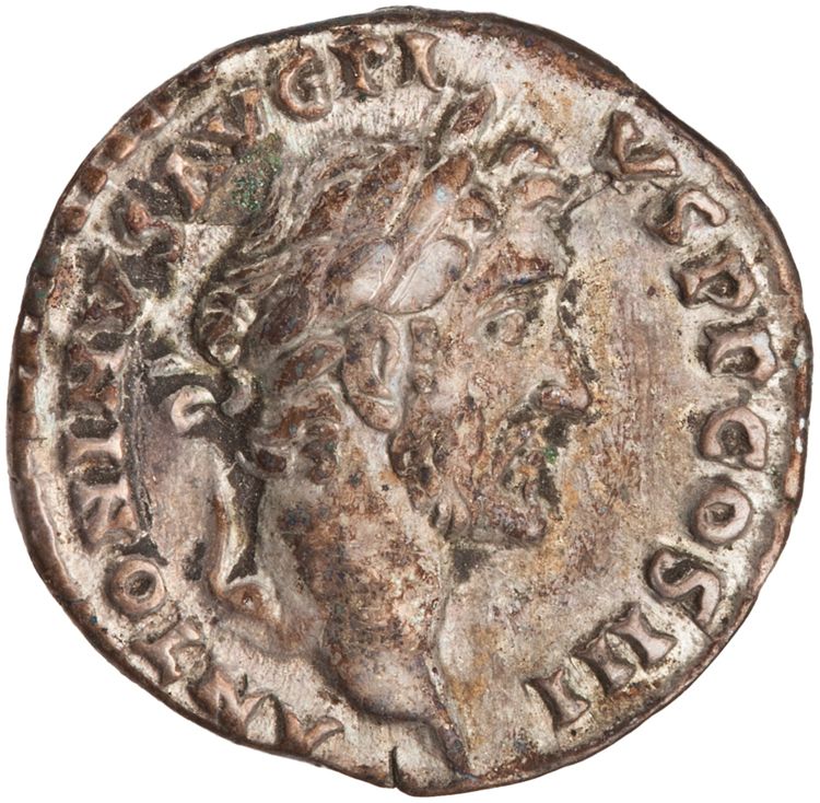 RIC III Antoninus Pius 78b, аверс, American Numismatic Society (ans)