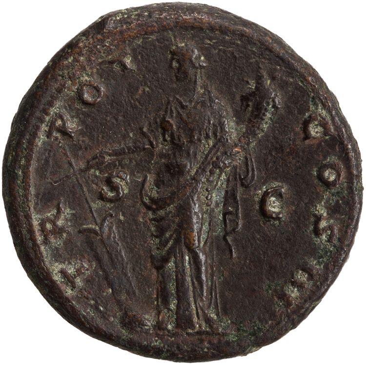 RIC III Antoninus Pius 700A, реверс, American Numismatic Society (ans)