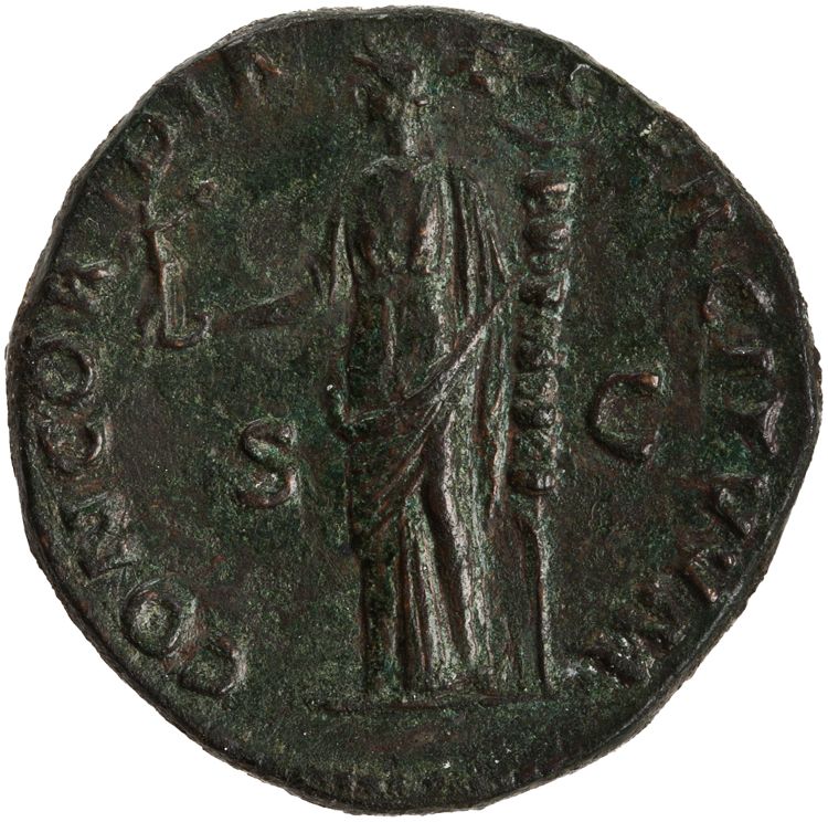 RIC III Antoninus Pius 600a, reverse, American Numismatic Society (ans)