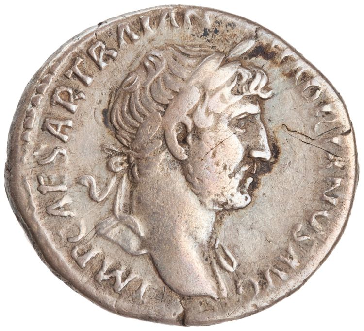 obverse RIC II Hadrian 116b