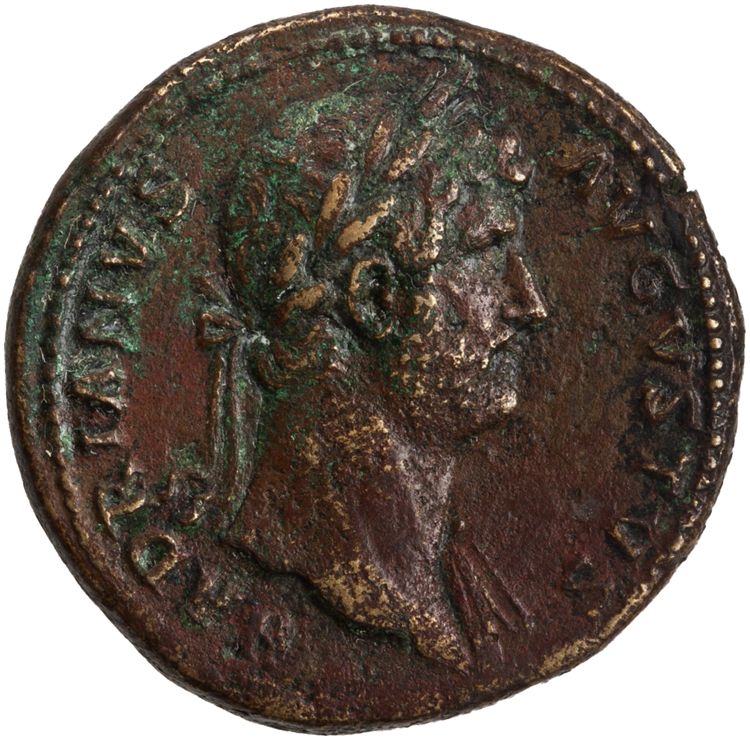 RIC II Hadrian 706e, аверс, American Numismatic Society (ans)