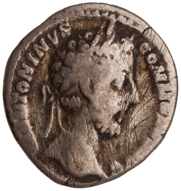 RIC III Commodus 15b, obverse, American Numismatic Society (ans)