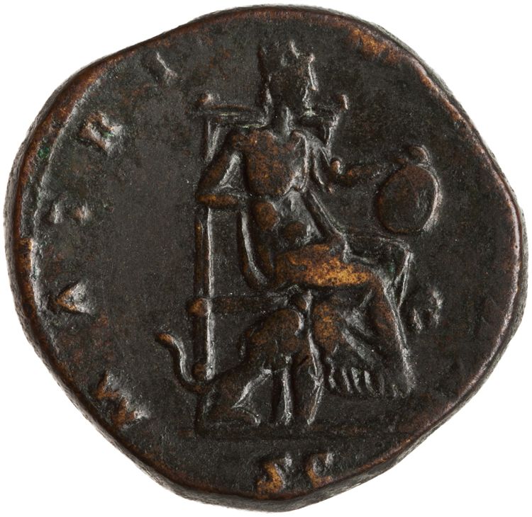 RIC III Marcus Aurelius 1663, реверс, American Numismatic Society (ans)