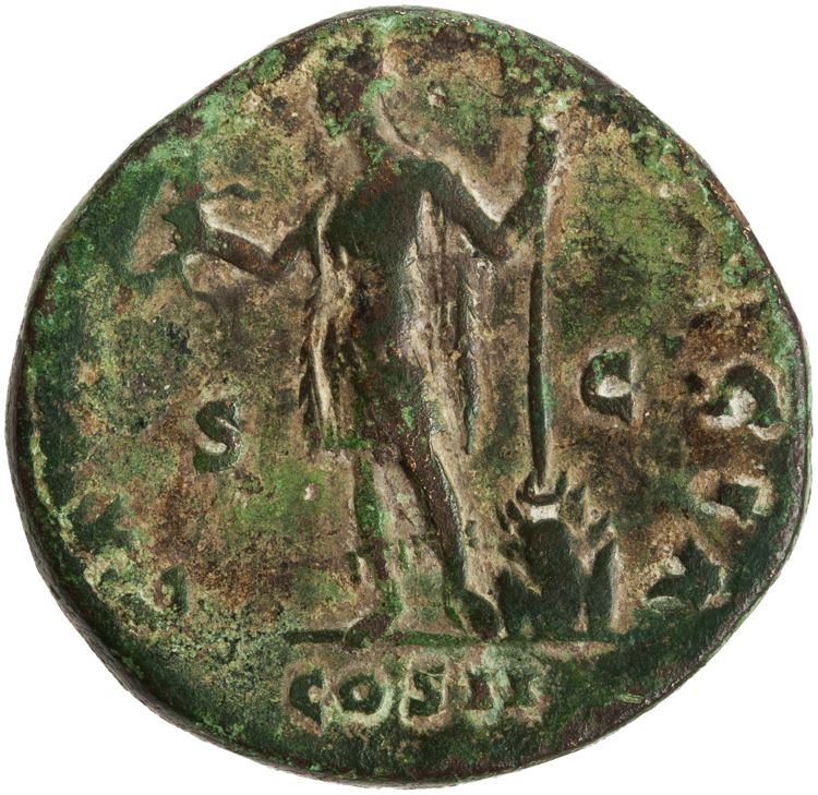 RIC III Antoninus Pius 580, реверс, American Numismatic Society (ans)