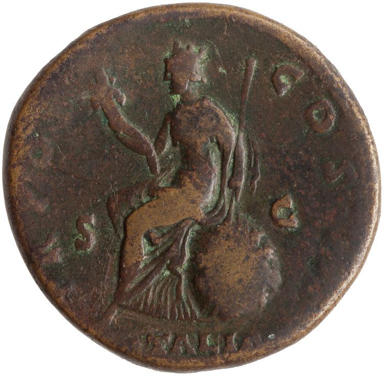 RIC III Antoninus Pius 747A, реверс, American Numismatic Society (ans)