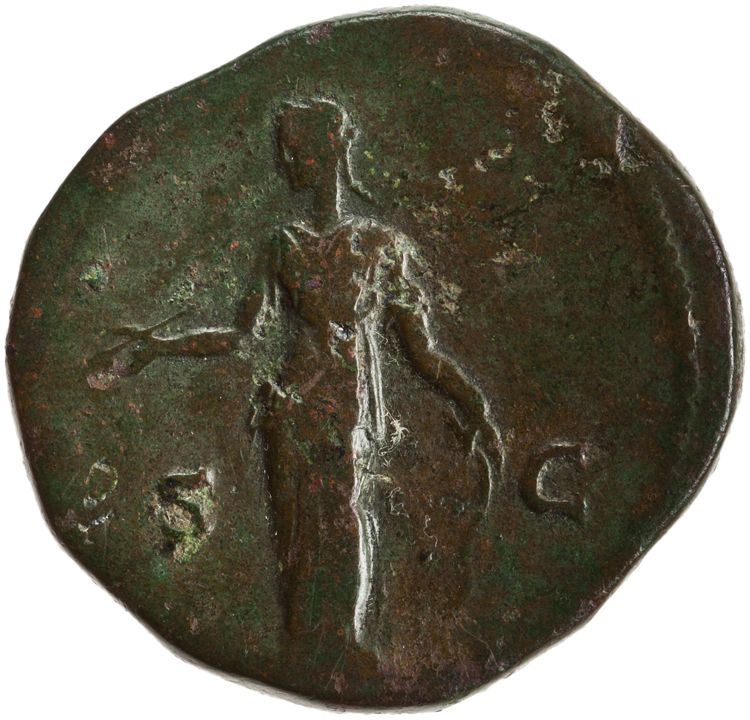 RIC III Antoninus Pius 1383b, реверс, American Numismatic Society (ans)