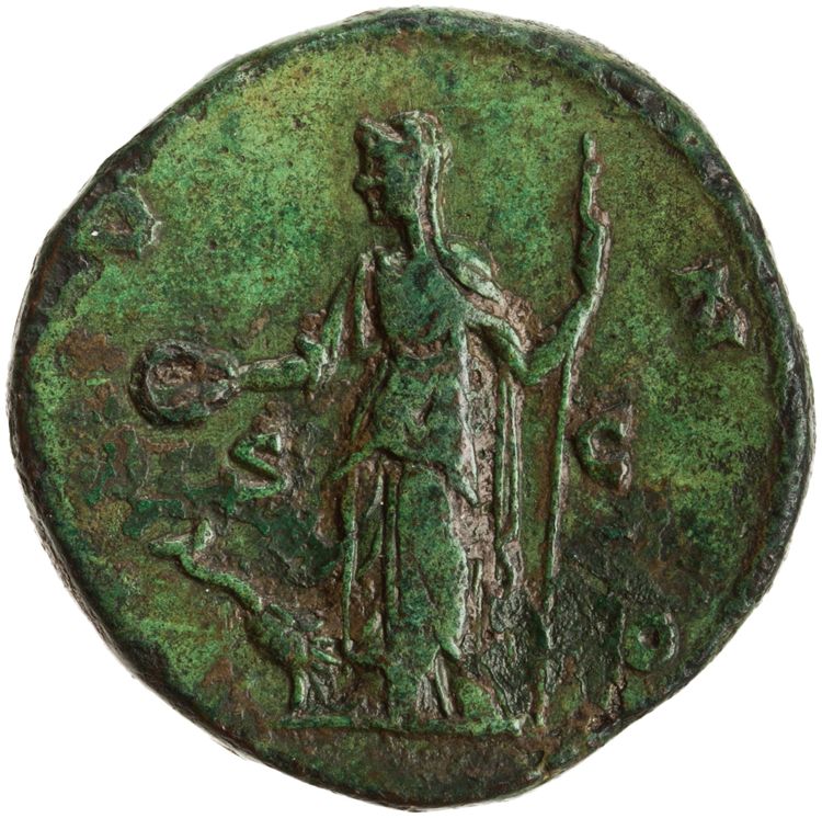 RIC III Marcus Aurelius 1645, реверс, American Numismatic Society (ans)