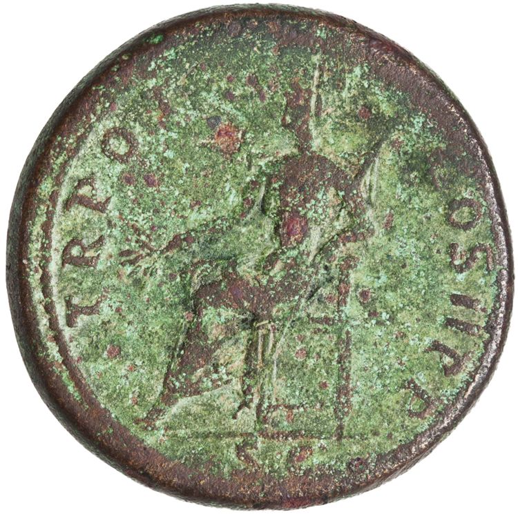 RIC II Trajan 401, reverse, American Numismatic Society (ans)