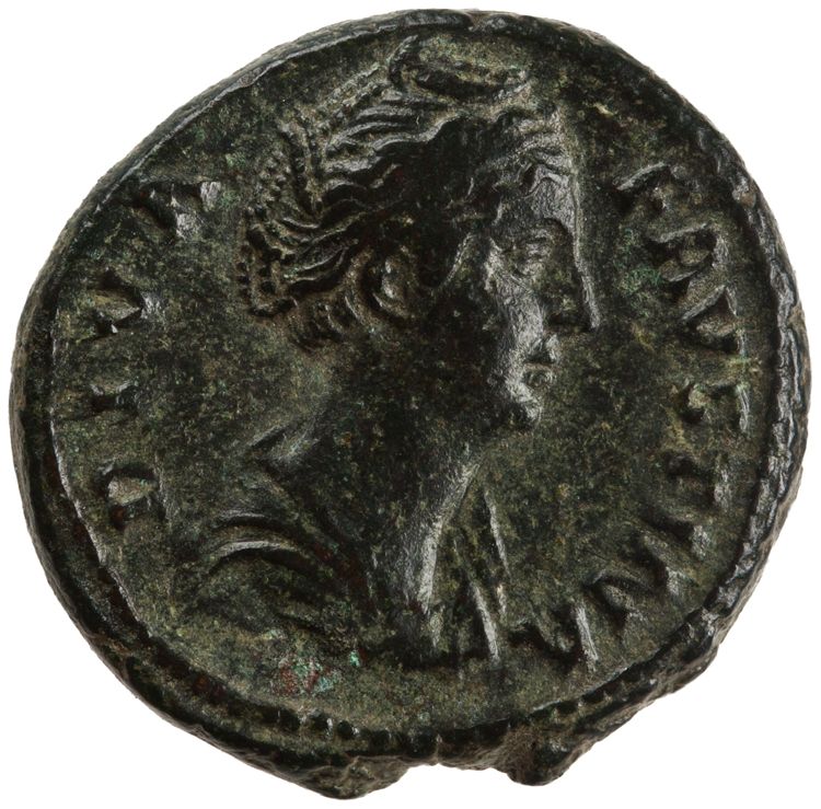 RIC III Antoninus Pius 1164 (as), аверс, American Numismatic Society (ans)