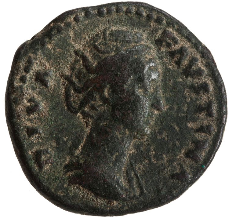 RIC III Antoninus Pius 1190 (as), аверс, American Numismatic Society (ans)