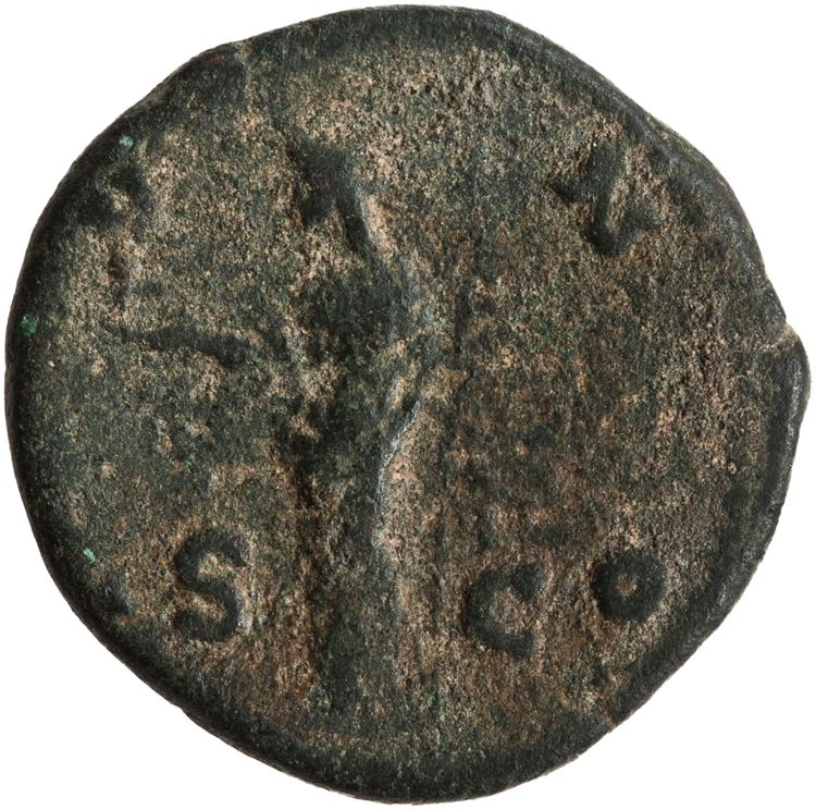 RIC III Antoninus Pius 1190 (as), реверс, American Numismatic Society (ans)