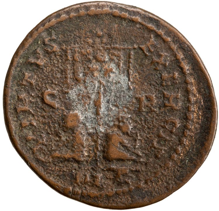 RIC VII Lugdunum 113, реверс, American Numismatic Society (ans)