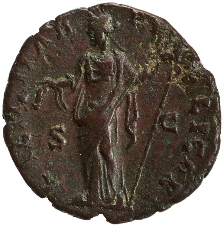реверс RIC III Antoninus Pius 1401B (as)