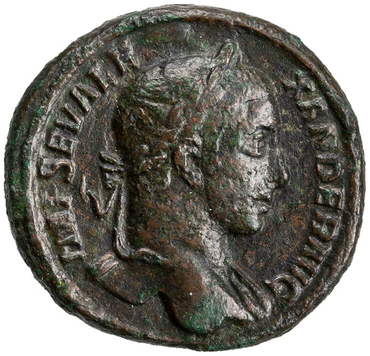 RIC IV Severus Alexander 510, аверс, American Numismatic Society (ans)