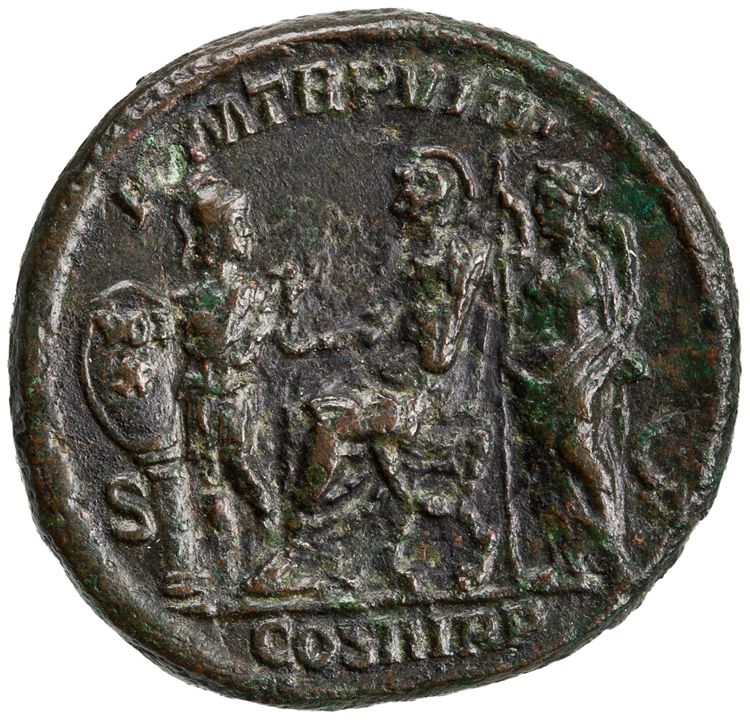 RIC IV Severus Alexander 510, реверс, American Numismatic Society (ans)