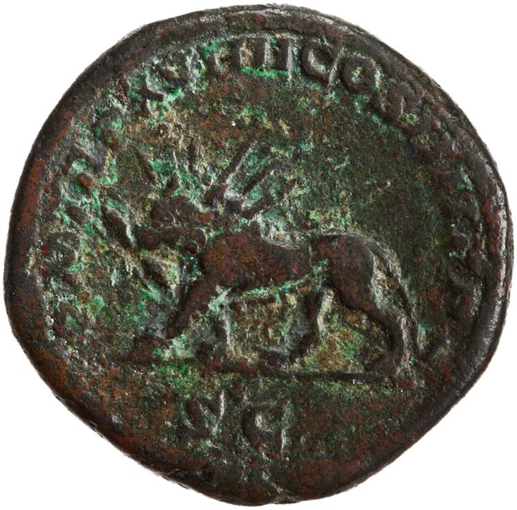 RIC IV Caracalla 564C, реверс, American Numismatic Society (ans)