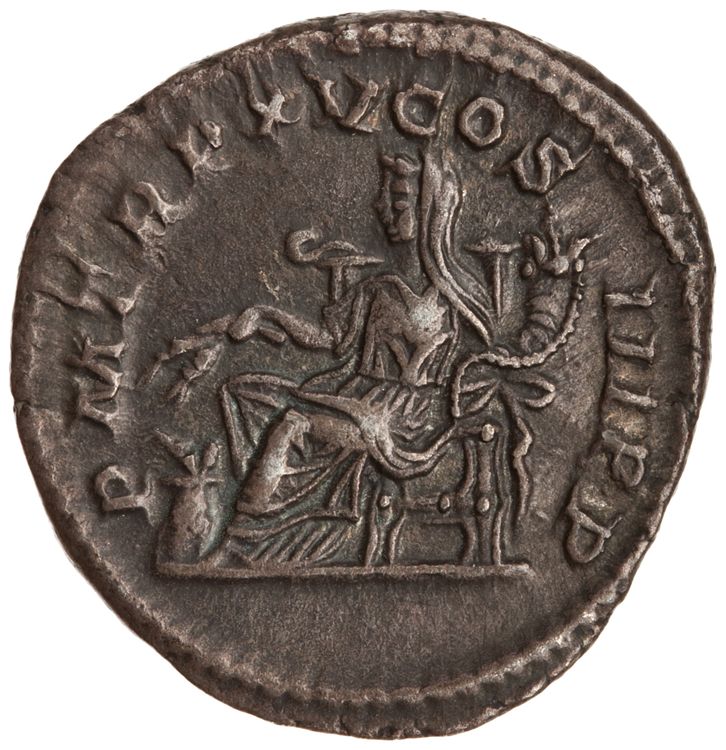 RIC IV Caracalla 195, reverse, American Numismatic Society (ans)