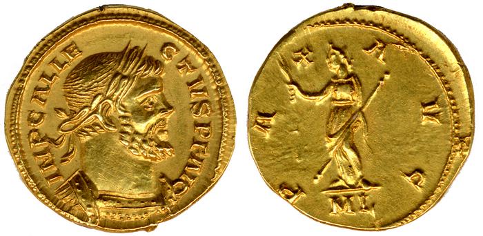 реверс RIC V Allectus 6