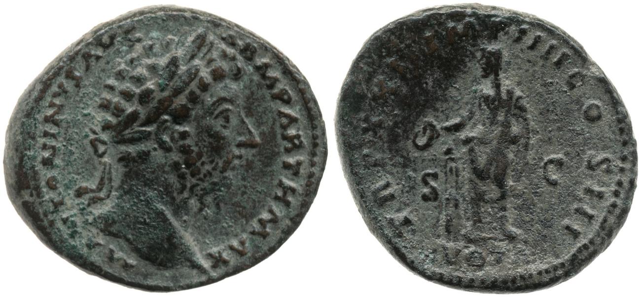 obverse RIC III Marcus Aurelius 951