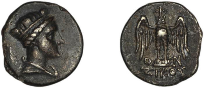Amisus Waddington 1925 11a, реверс, bm