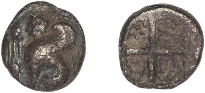 Chios Hardwick 1991 Chian 410-380 ar, реверс, Британский музей