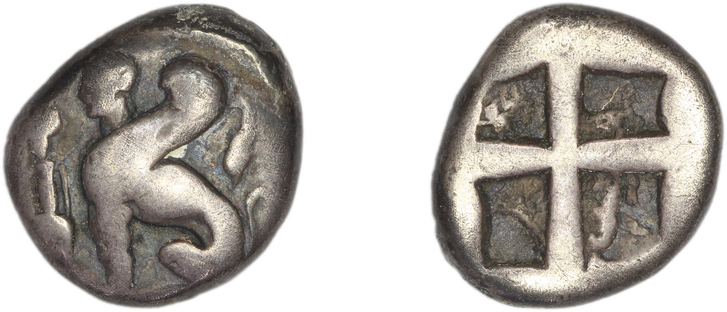 Chios Hardwick 1991 Chian 410-380 ar, аверс, Британский музей