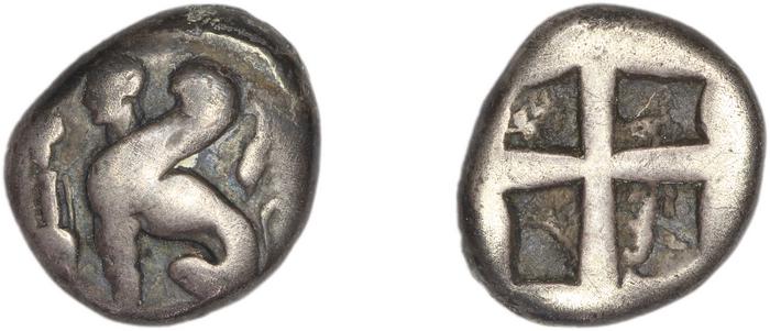 Chios Hardwick 1991 Chian 410-380 ar, реверс, Британский музей
