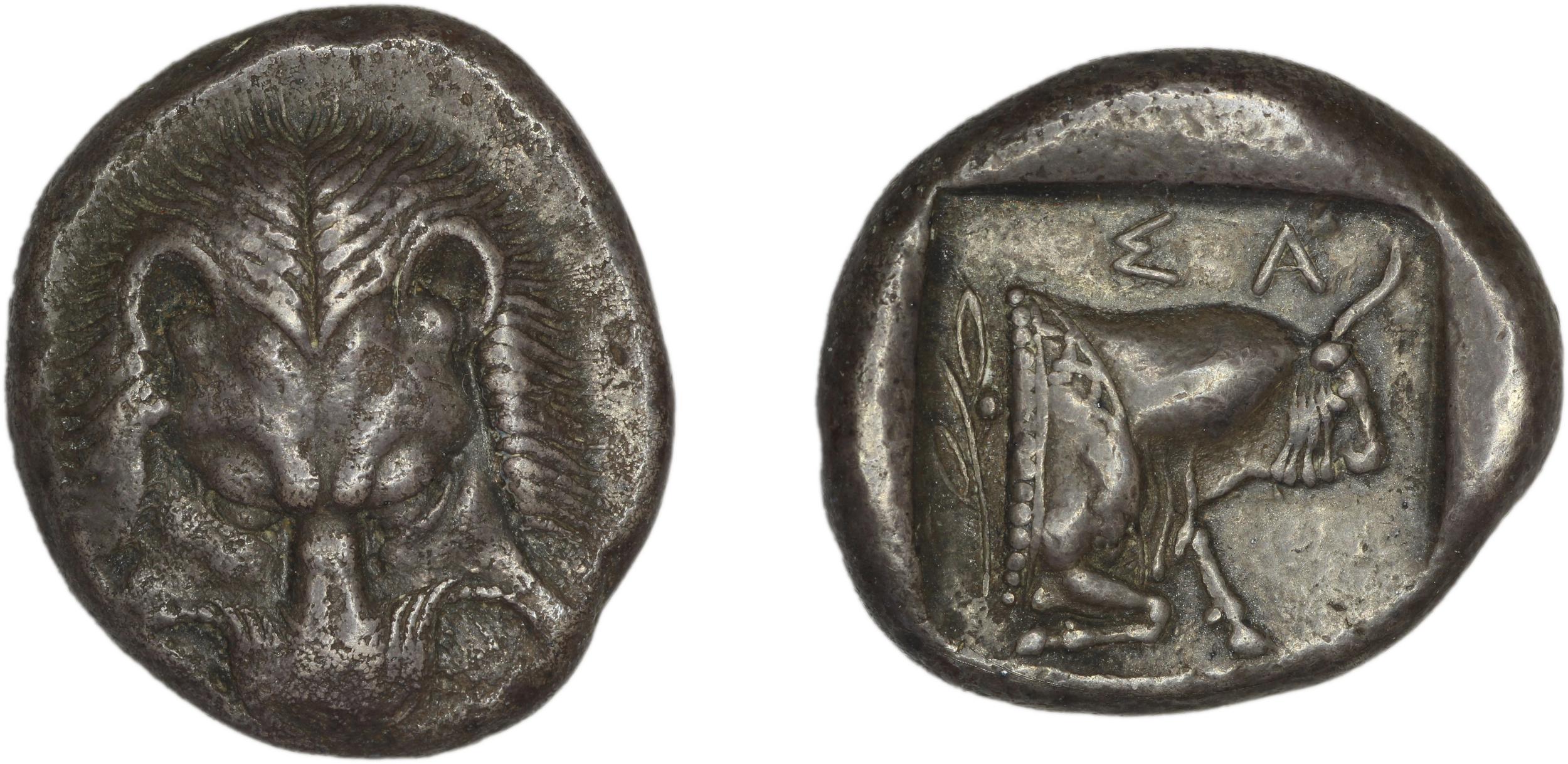 аверс Samos Barron 1966 Class VI tetradrachms