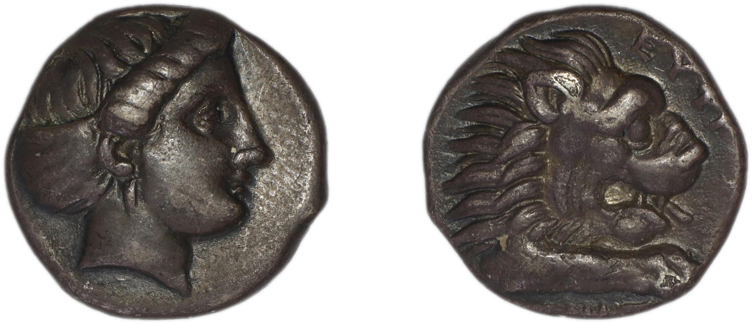 Cnidus Ashton 1999 Drachms, аверс, bm