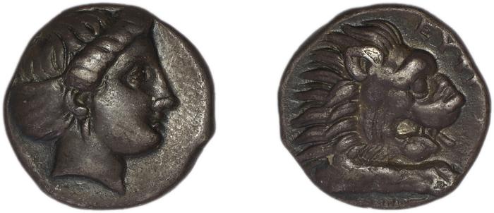 Cnidus Ashton 1999 Drachms, реверс, bm