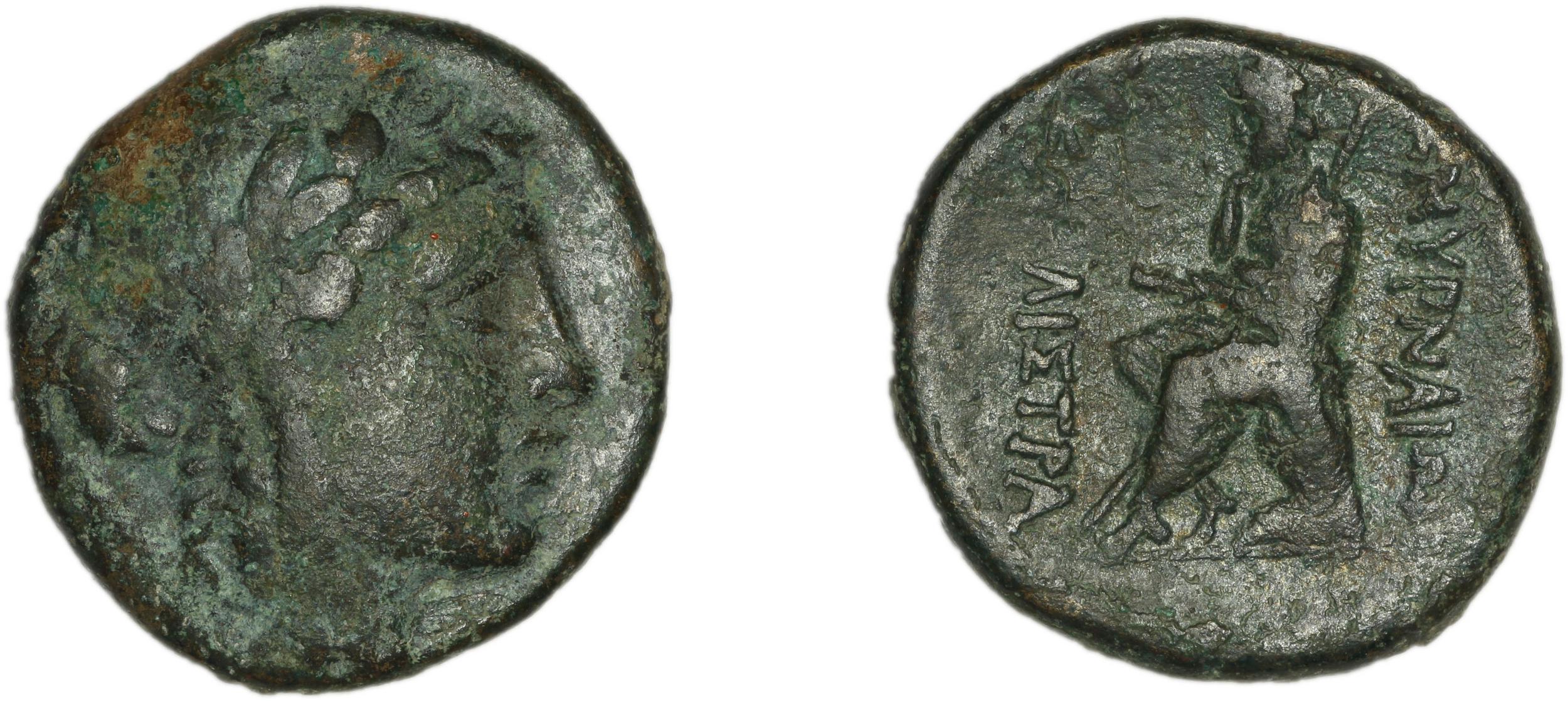 Smyrna Milne 1927 Period X J, аверс, bm