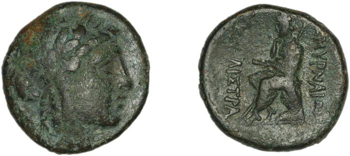 Smyrna Milne 1927 Period X J, реверс, bm
