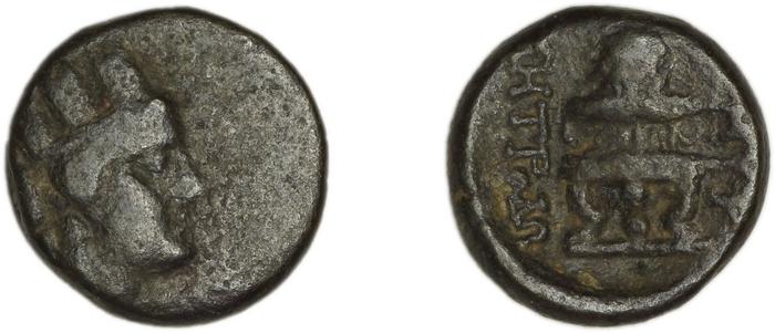 Smyrna Milne 1927 Period IX N, реверс, bm