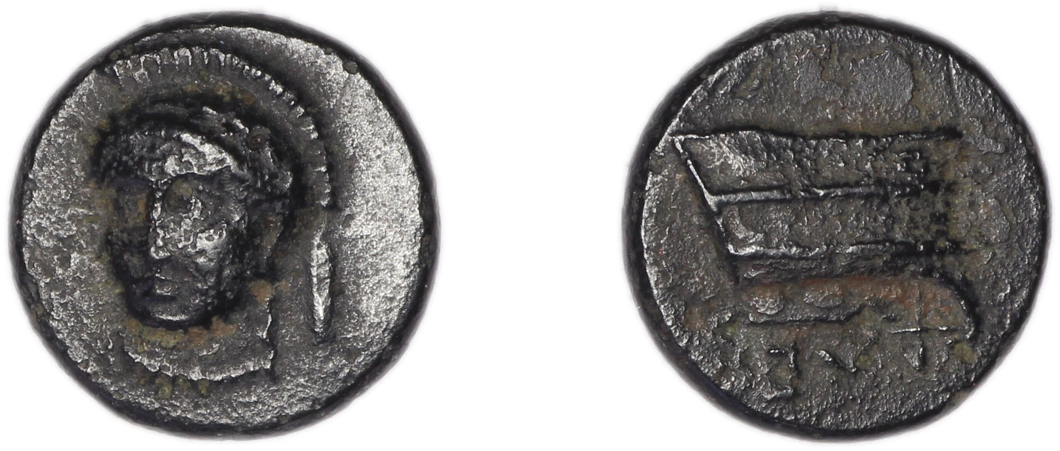 Lebedus Kinns 1980 Period I, AE 2, аверс, bm