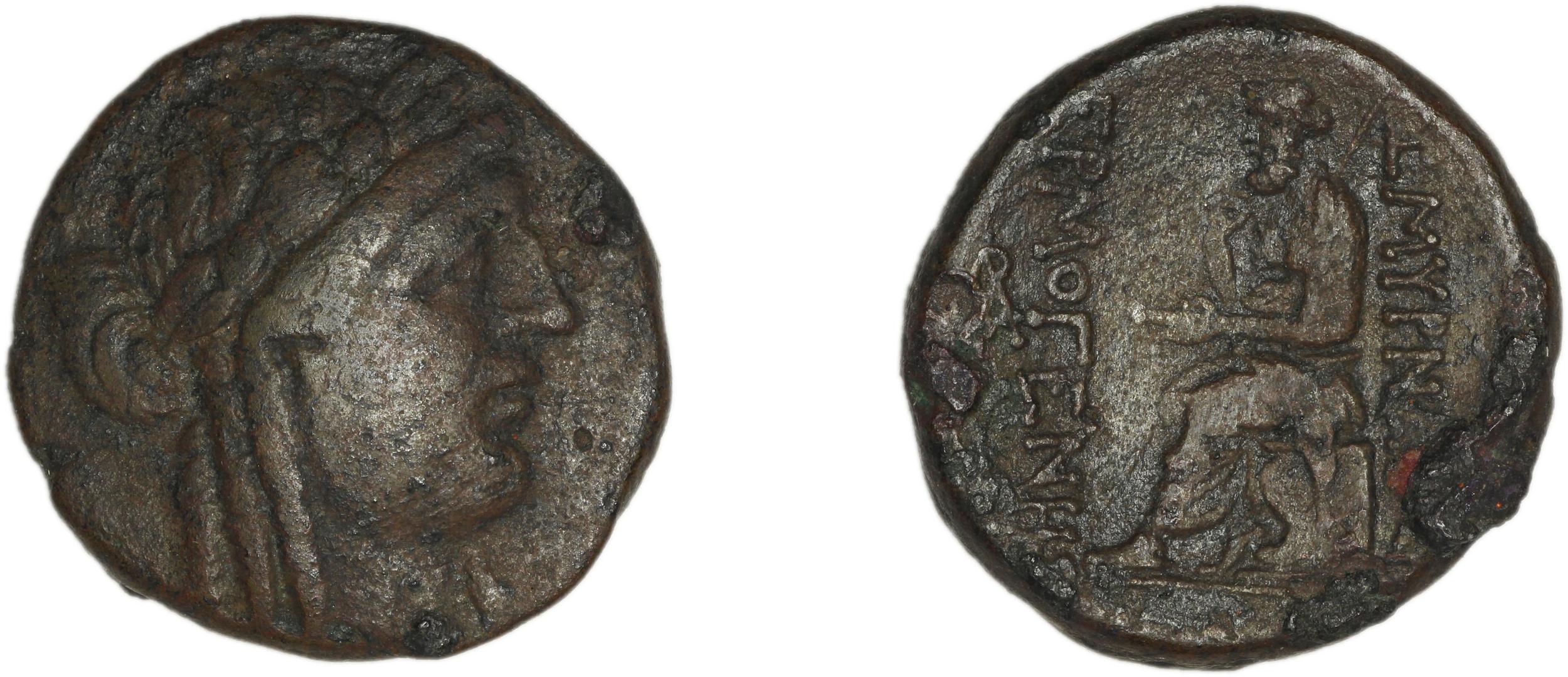 Smyrna Milne 1927 Period IX J, аверс, bm