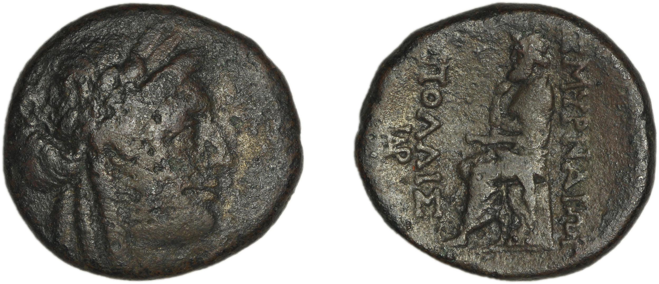 Smyrna Milne 1927 Period X J, аверс, bm