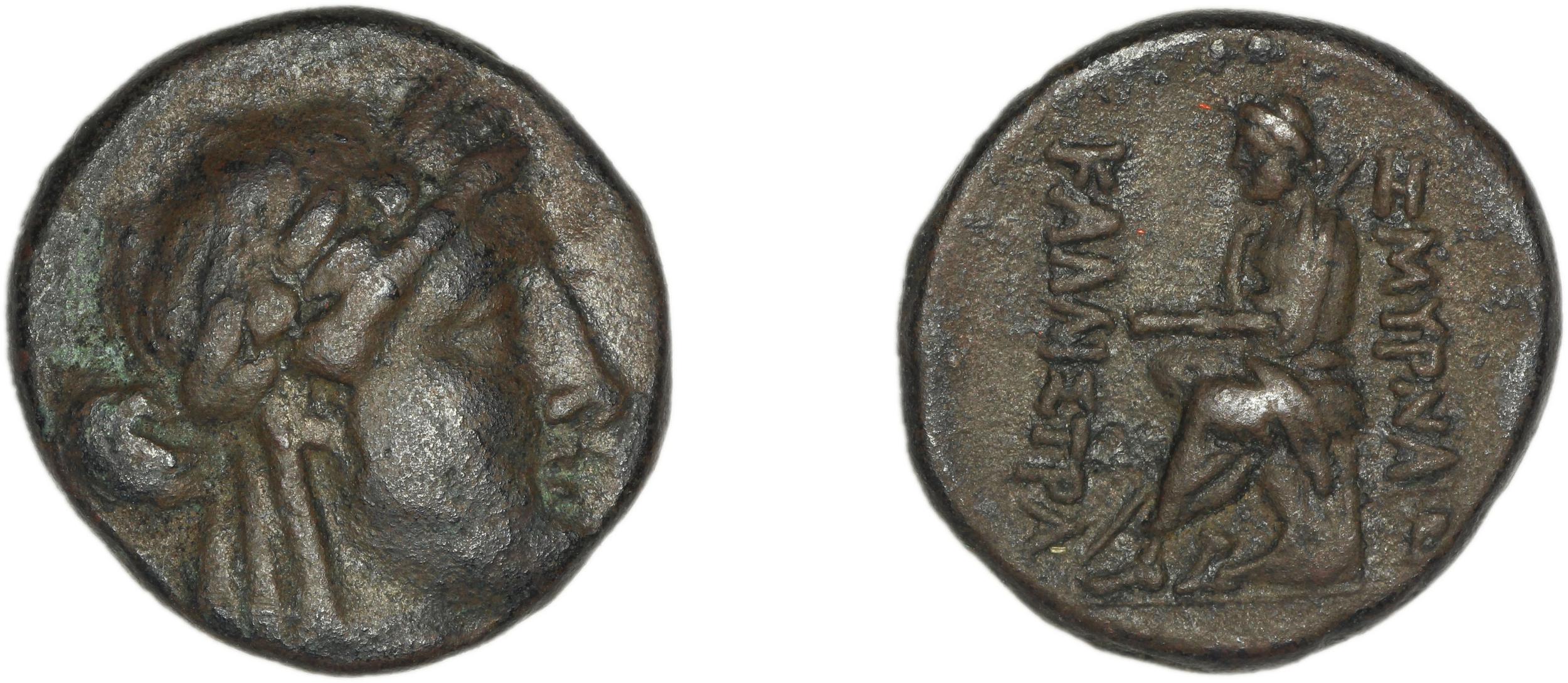 Smyrna Milne 1927 Period X J, аверс, bm