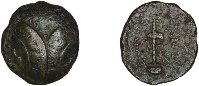 Eupolemos, strategos of Caria Caunus Ashton 1998, реверс, bm
