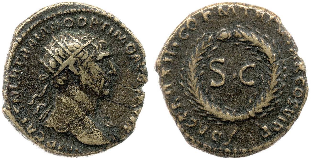 RIC II Trajan 649, аверс, bm