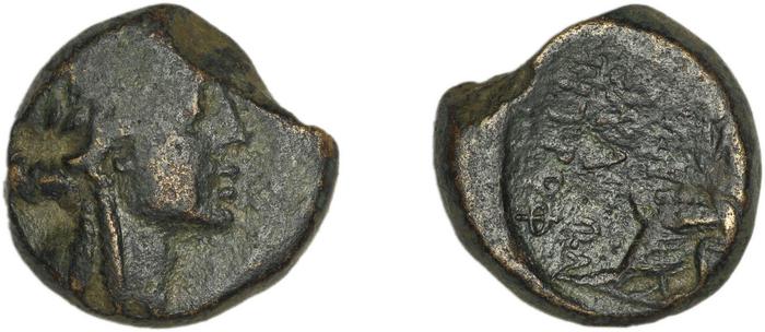 Smyrna Milne 1927 Period XIV J, реверс, bm