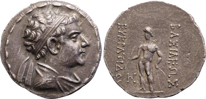 аверс Bactrian and Indo-Greek Coinage Eucratides II 1.2