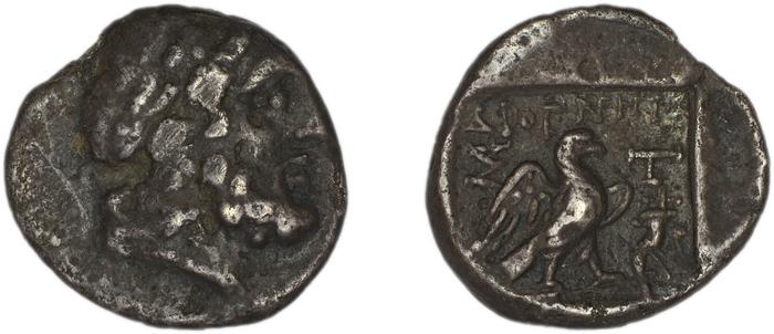 Stratoniceia Meadows 2002 Group 2 hemidrachm, реверс, bm