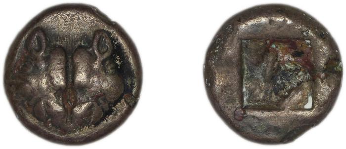 Lesbos Babelon 1907 556-71, реверс, bm