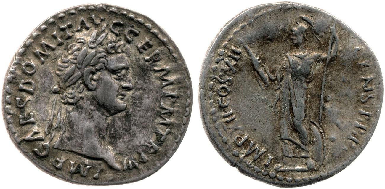 RIC II, Part 1 (second edition) Domitian 447, аверс, Британский музей
