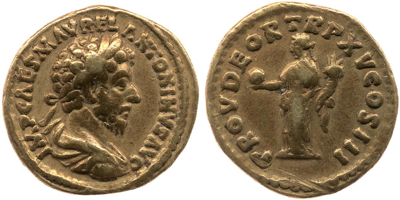 аверс RIC III Marcus Aurelius 20