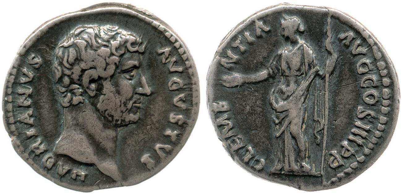 аверс RIC II, Part 3 (second edition) Hadrian 1066