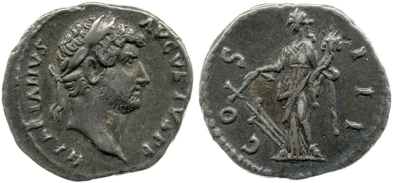 RIC II, Part 3 (second edition) Hadrian 3040, аверс, Британский музей
