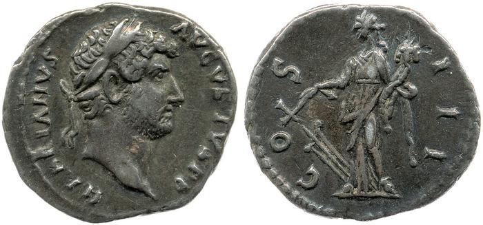 RIC II, Part 3 (second edition) Hadrian 3040, реверс, Британский музей